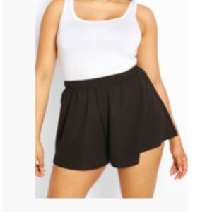 Plus Woven Elasticated Flippy Short